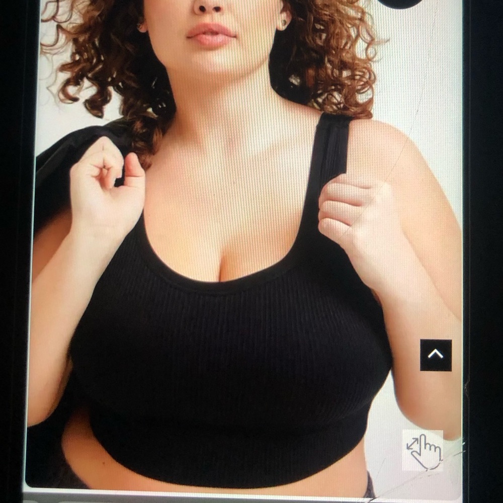 Torrid Black Seamless Scoop Padded Bralette